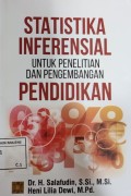 Statistika Inferensial untuk Penelitian dan Pengembangan Pendidikan