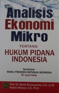 Analisis Ekonomi Mikro tentang Hukum Pidana Indonesia
