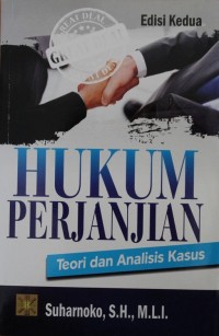 Hukum Perjanjian : Teori dan Analisis Kasus