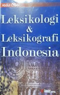 Leksikologi & Leksikografi Indonesia