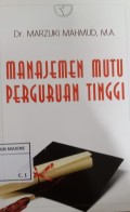 Manajemen Ilmu perguruan tinggi