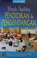 Metode Penelitian Pendidikan & Pengembangan