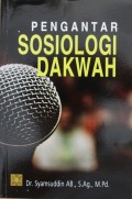 Pengantar Sosiologi Dakwah