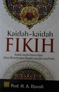 Image of Kaidah Kaidah Fikih, 