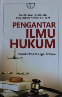 Image of Pengantar Ilmu Hukum: Introduction to Legal Science
