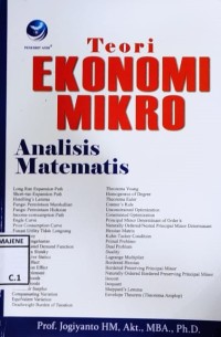 Teori Ekonomi Mikro : Analisis Matematis