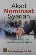 Akad Nominaat Syariah : Implementasi dan Penyelesaian Sengketa