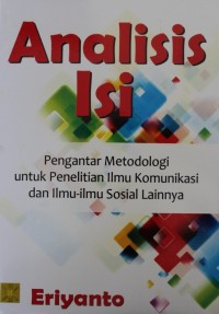 Analisis Isi Pengantar Metodologi untuk Penelitian Ilmu Komunikasi dan Ilmu-ilmu Sosial Lainnya