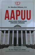 AAPU : Asas-Asas Pengujian Undang-Undang