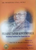 Filsafat Tafsir Kontemporer : Metodologi Penafsiran Nasr Hamid Abu Zaid