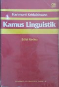 Kamus Linguistik