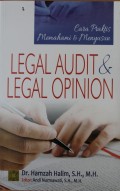 Cara Praktis Memahami & Menyususn Legal Audit & Legal Opinion