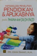 METODOLOGI PENELITIAN PENDIDIKAN DAN APLIKASINYA, Pada anak usia dini (PAUD)