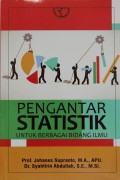 Pengantar Statistik Untuk Berbagai Bidang Ilmu
