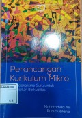 Perencanaan Kurikulim Mikro; Profesionalisme Guru Untuk Pendidikan Berkualitas