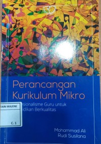 perancangan kurikulum mikro