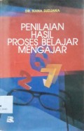 Penilaian Hasil Proses Belajar Mengajar